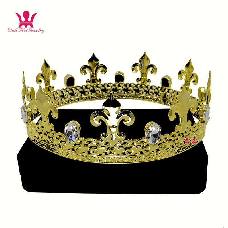 Vintage Fashion Queen - Imperial Gold Crown Rollenspiel-Bühnenmodell für Männer