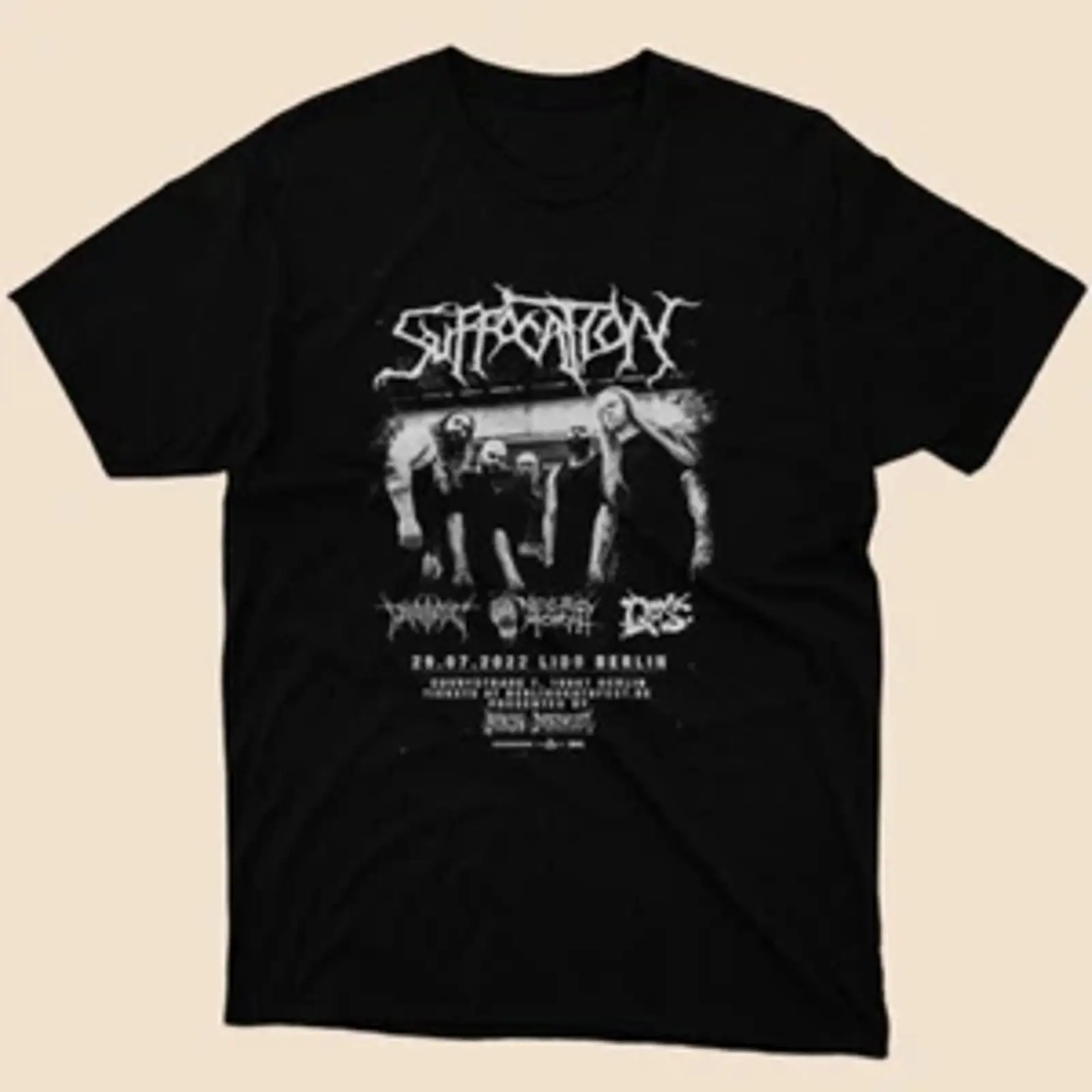 Vintage Fashion Berlin - Suffocation 80er Lido Berlin Musik T-Shirt