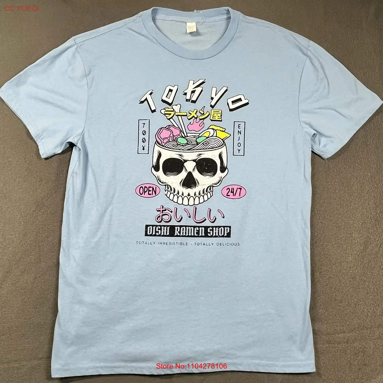 Vintage Fashion In Tokyo - Tokyo Oishi Ramen Shop T-Shirt mit