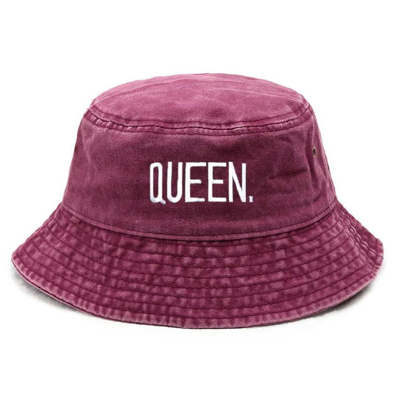 Vintage Fashion Queen - Anpassen Queen Washed Vintage Eimer Hut