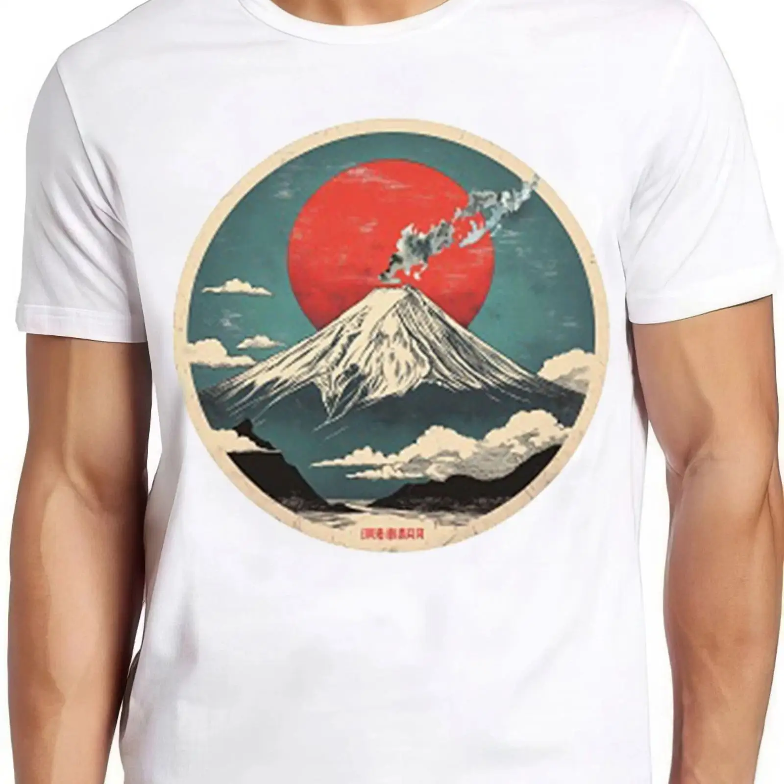 Vintage Fashion In Tokyo - Fuji T-Shirt San Mount Japan Iconic