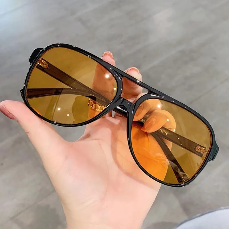 Vintage Fashion Glasses - Retro-Sonnenbrille für Herren und Damen, großer