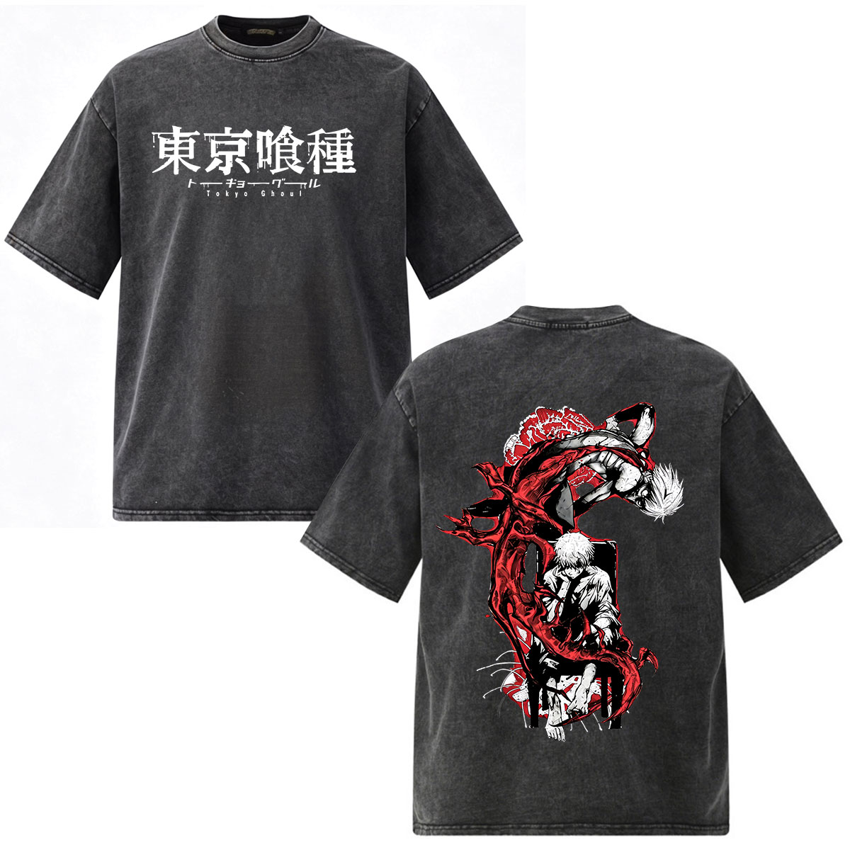 Vintage Fashion In Tokyo - Anime Tokyo Ghoul Ken Kaneki T-Shirt