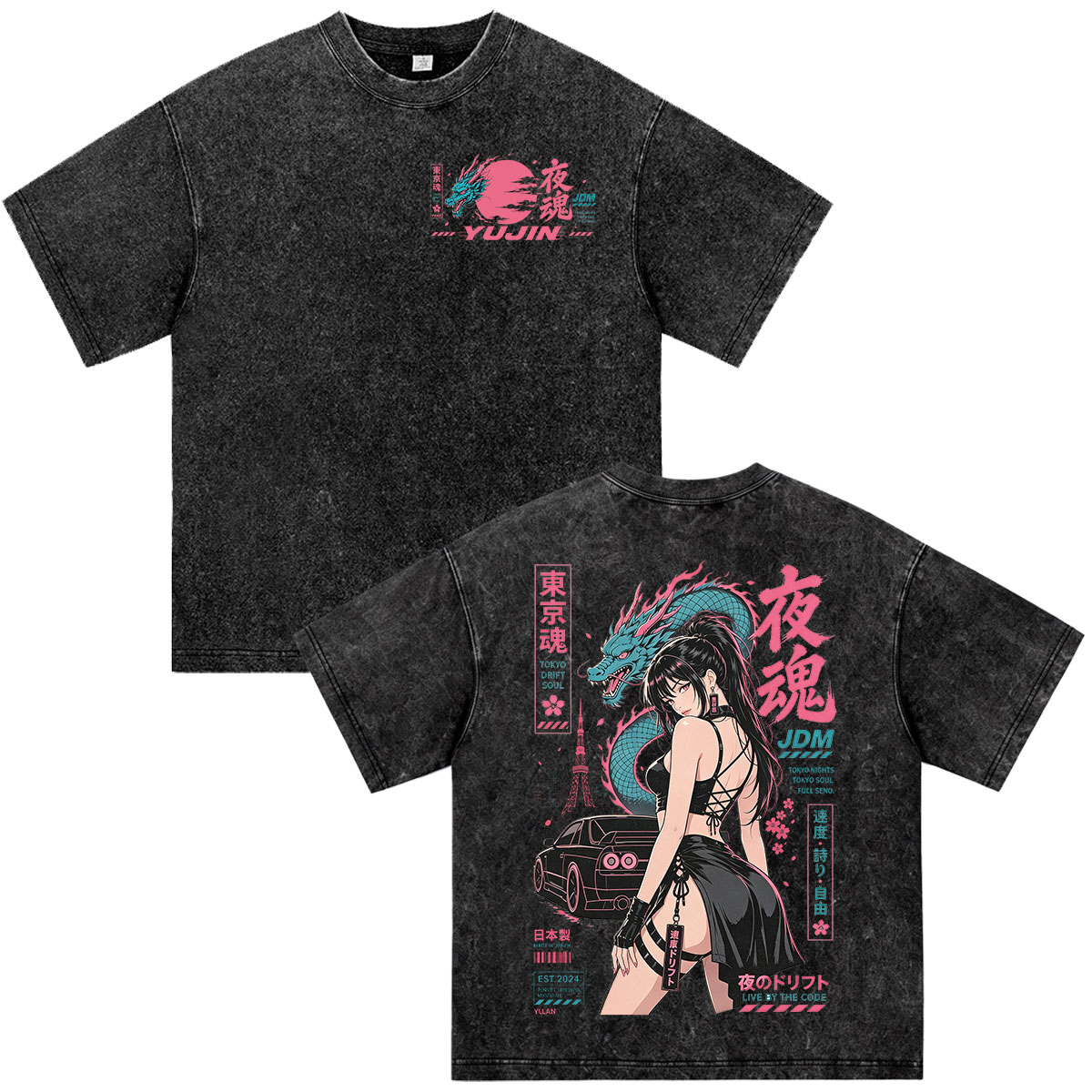 Vintage Fashion In Tokyo - Anime Initial D Drift Tokyo Dragon