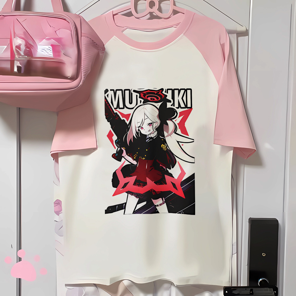 Vintage Fashion Archive - Blue Archive T-Shirt Shoujo Vintage koreanische