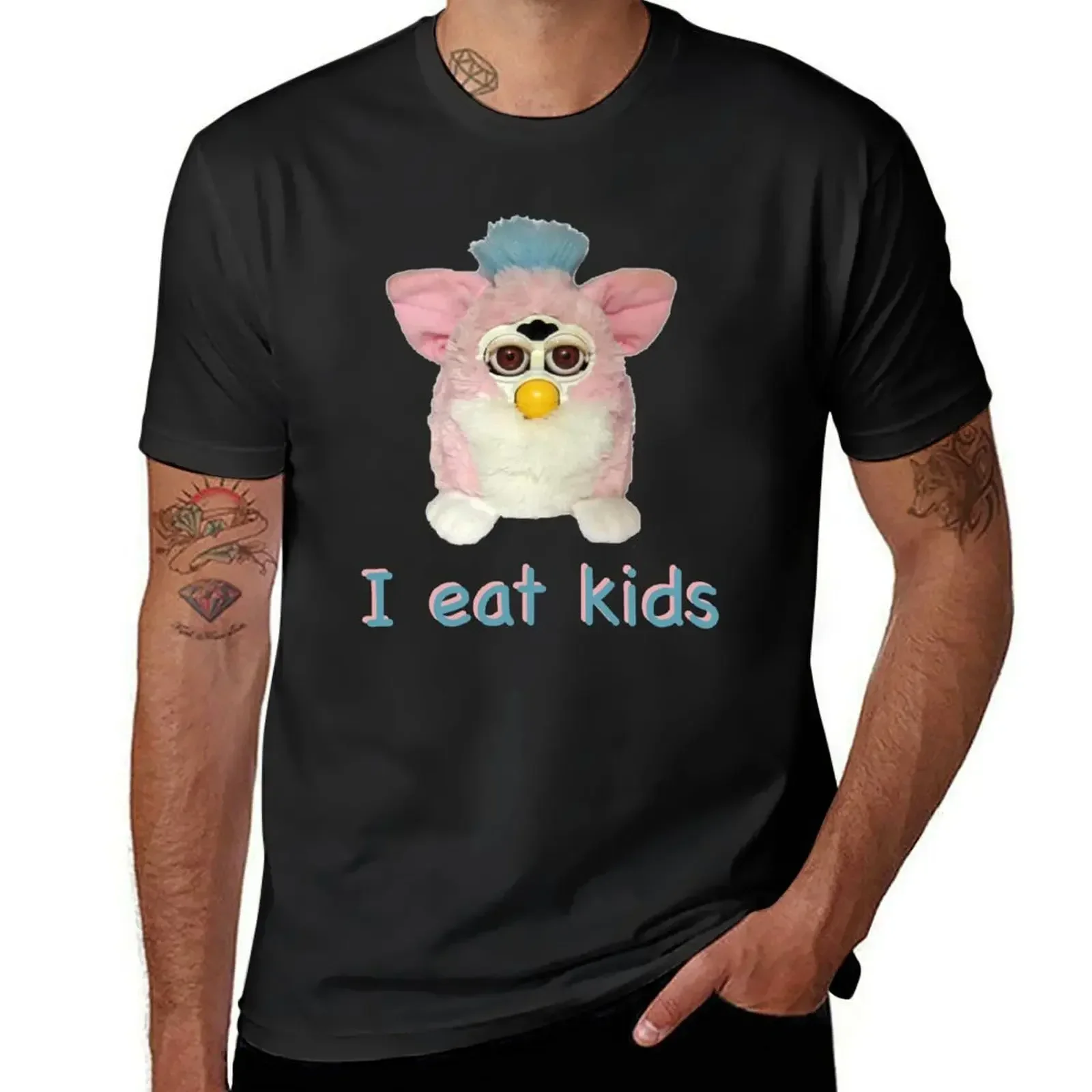 Vintage Fashion Archive - Furby I Eat Kids T-Shirt mit