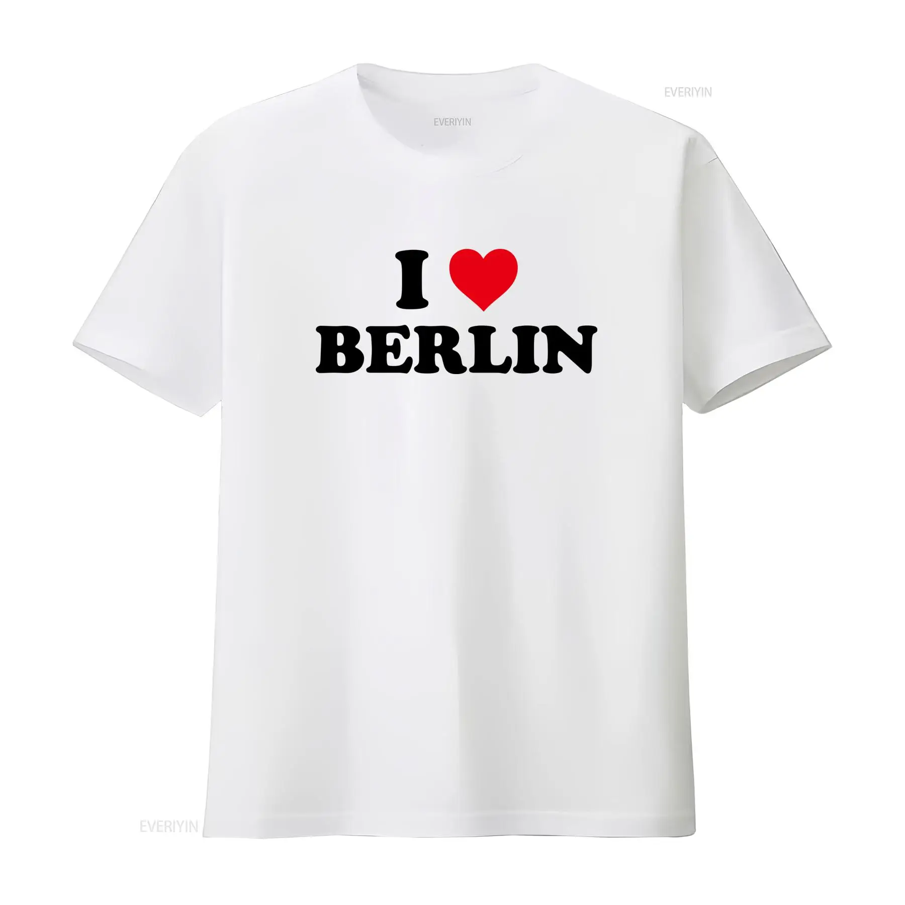 Vintage Fashion Berlin - Stilvolles „I Love Berlin“-T-Shirt für modebewusste