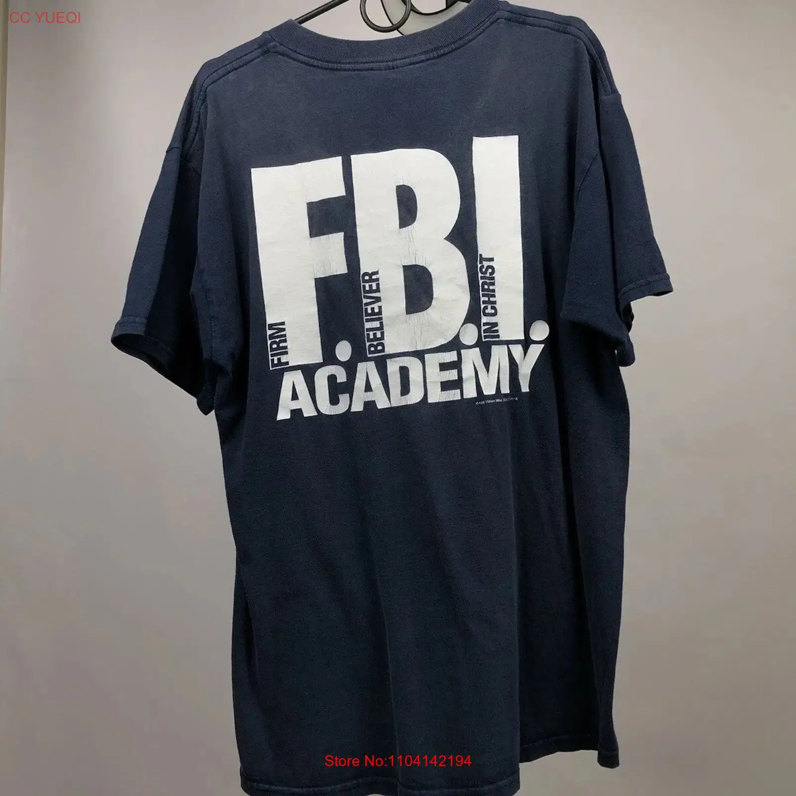 Vintage Fashion Archive - Vintage 80er Jahre FBI Academy Blue