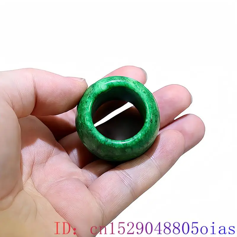 22mm grüne echte Jade Ringe fü – Vintage Fashion Rings For Women Bewertung und Preis