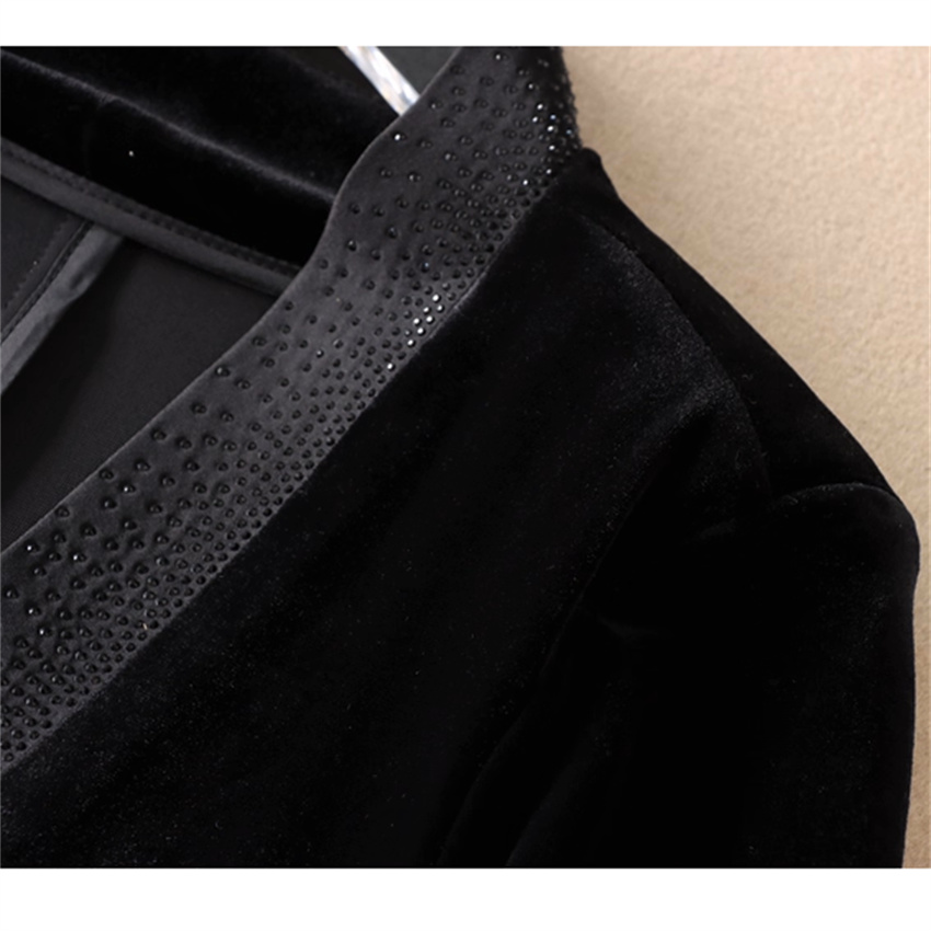 Herbst Winter Große Größe Vint – Velvet Blazer Vintage Bewertung und Preis