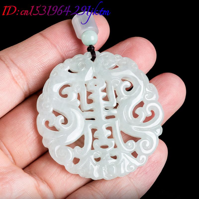 Burmesische Jadeit-Drachen-Anh – Vintage Fashion Jewelry Necklaces Bewertung und Preis