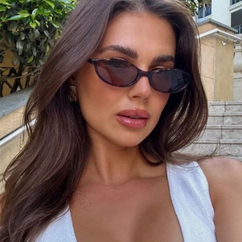 Retro-Sonnenbrille mit ovalem  – Vintage Fashion Glasses Bewertung und Preis