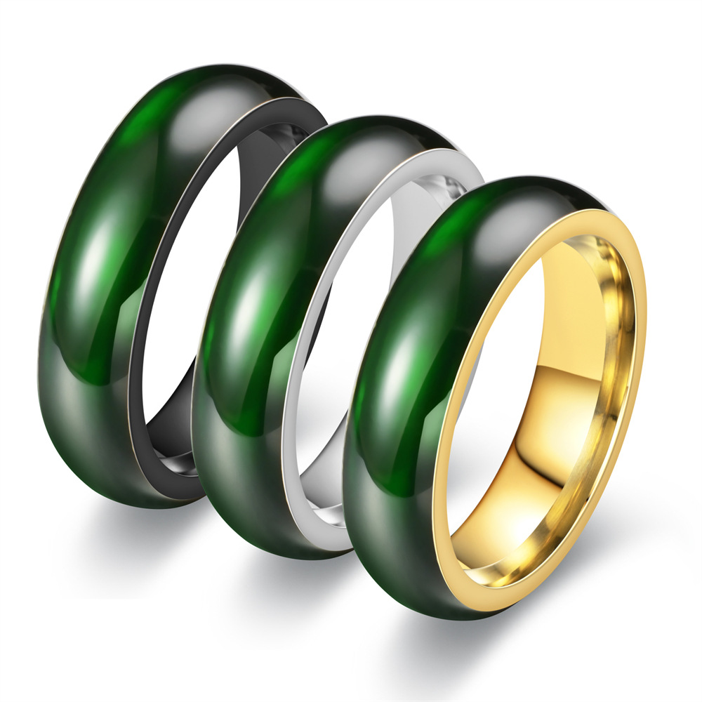 Mode Vintage künstliche grüne  – Vintage Fashion Rings For Women Bewertung und Preis