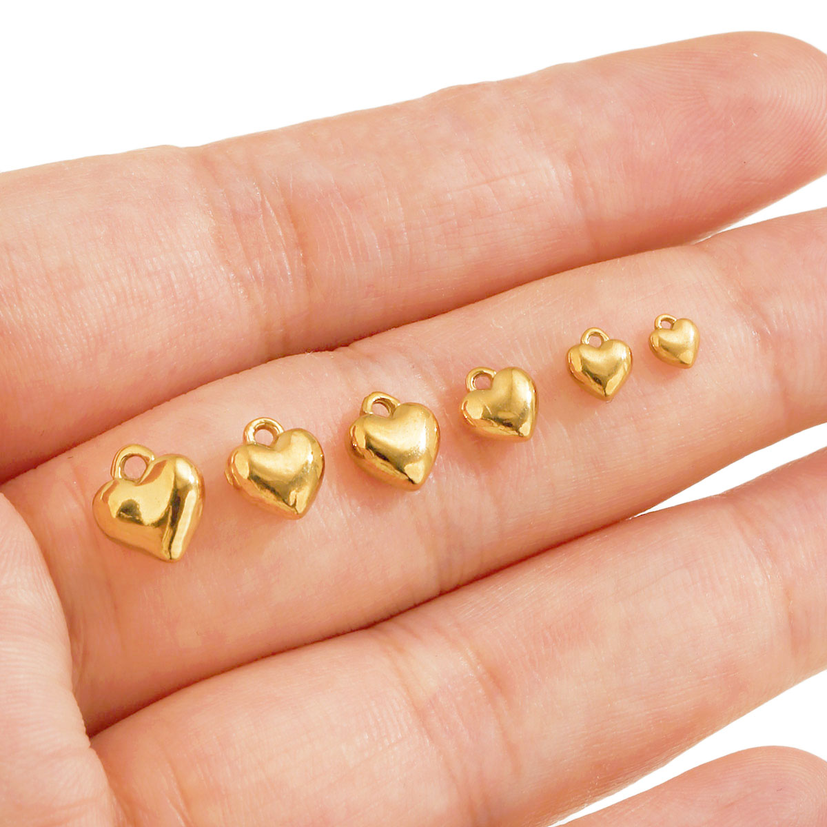 20 Stück 3D Massivherz-Anhänge – Vintage Fashion Jewelry Necklaces Bewertung und Preis