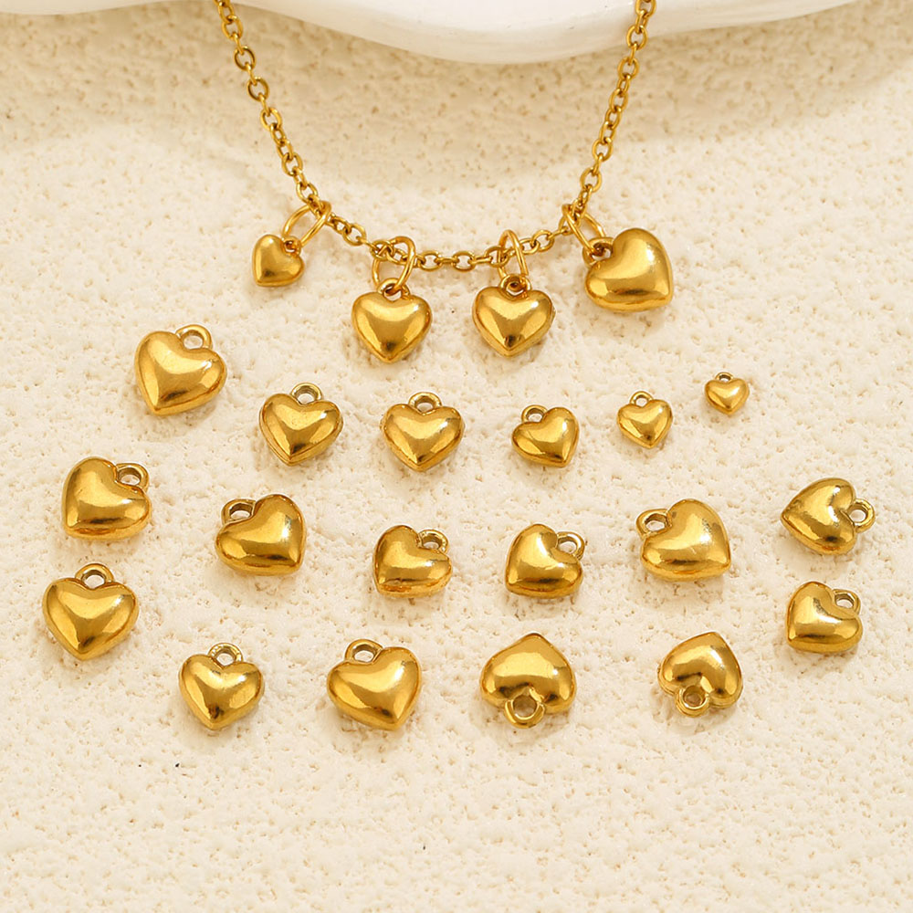 20 Stück 3D Massivherz-Anhänge – Vintage Fashion Jewelry Necklaces Bewertung und Preis