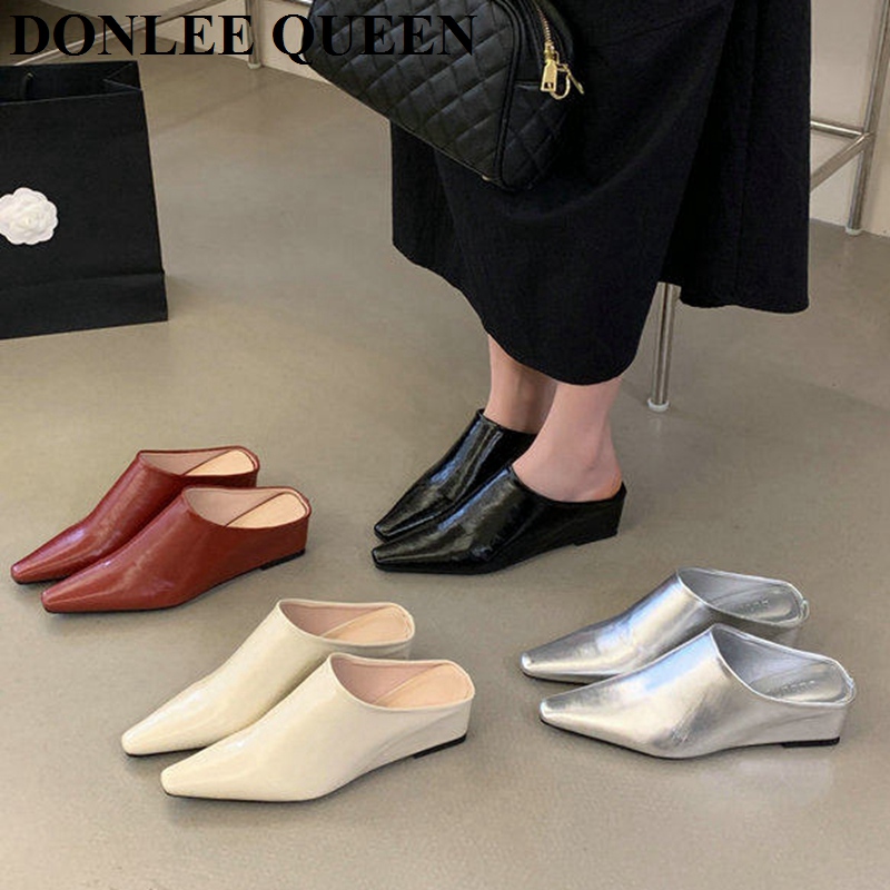 Damen Mode Geschlossene Zehenp – Vintage Fashion Queen Bewertung und Preis