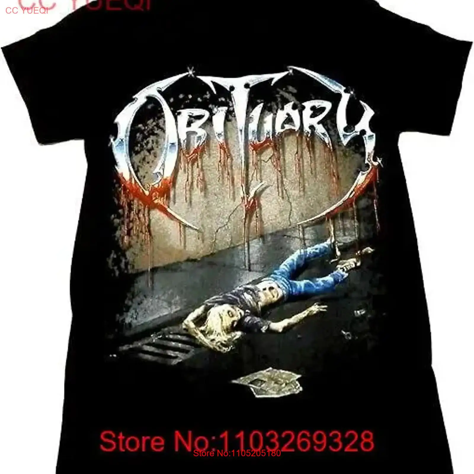 Vtg OBITUARY Band T-Shirt Erwa – Vintage Fashion Obituaries Bewertung und Preis