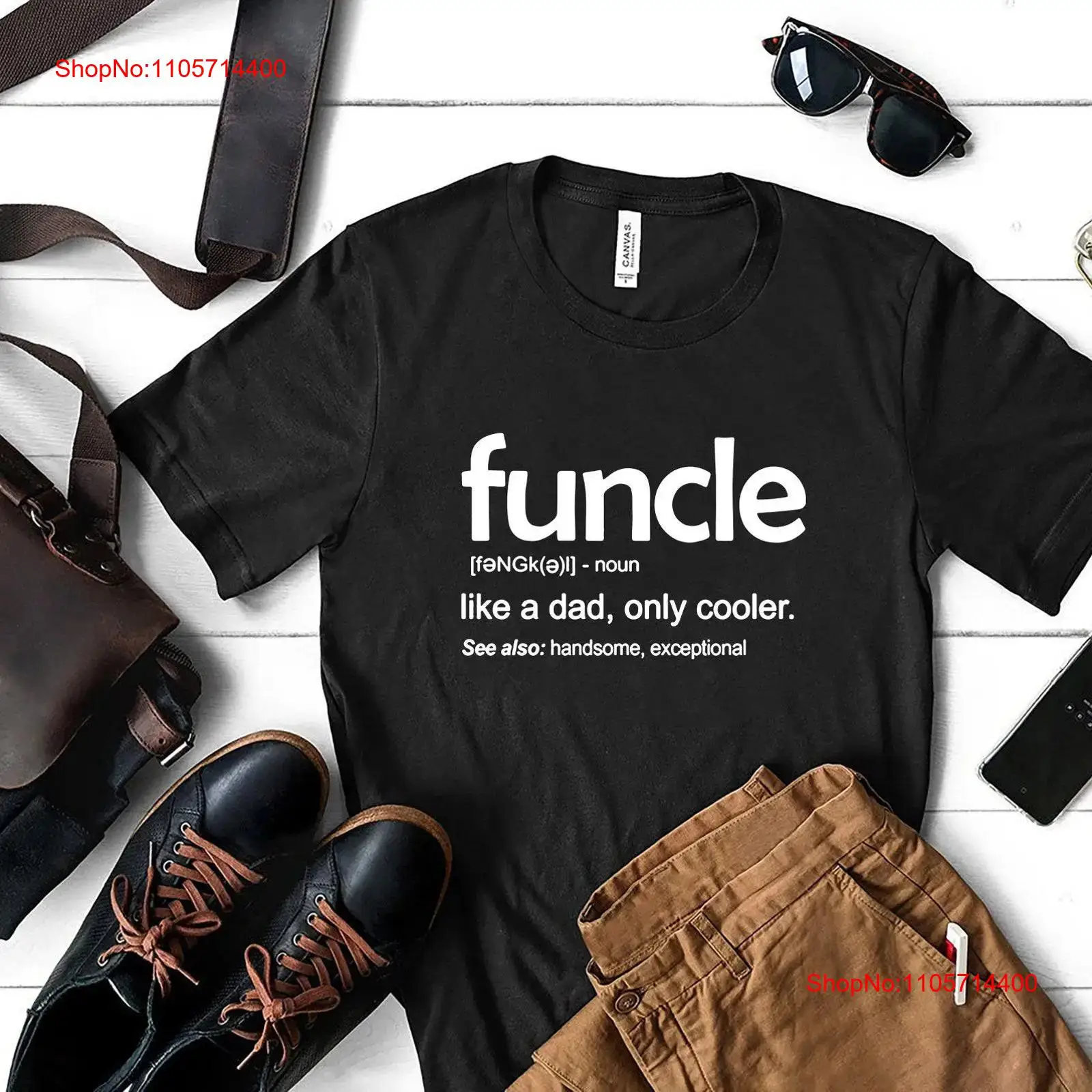 Funcle T-Shirt mit Onkel-Defin – Vintage Fashion Definition Bewertung und Preis