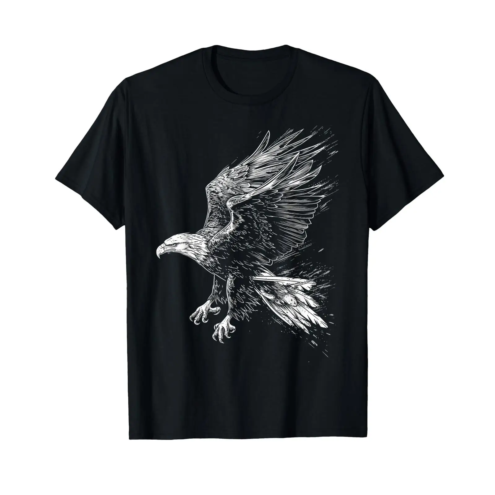 T-Shirt mit Adler-Zeichnung un – Vintage Fashion Drawings Bewertung und Preis