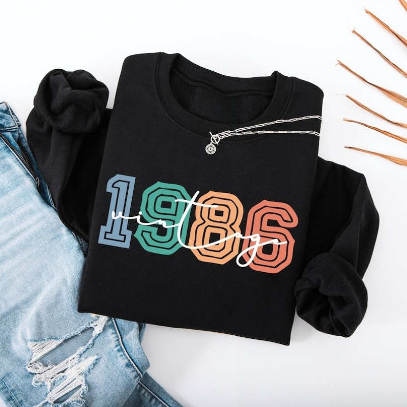 Vintage 1986 40. Geburtstag Wi – Vintage Fashion Retro Outfit Bewertung und Preis