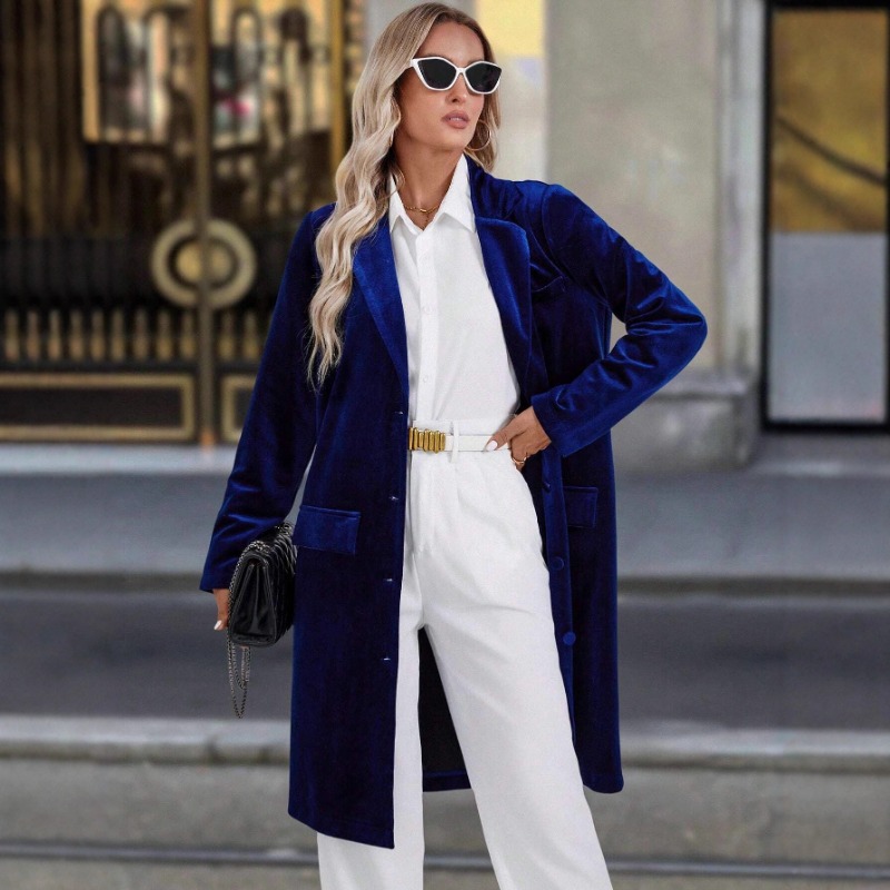 Luxuriöser Vintage-Samt-Trench – Velvet Blazer Vintage Bewertung und Preis