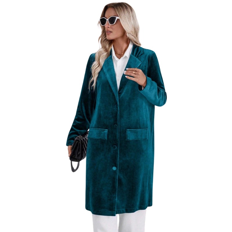 Luxuriöser Vintage-Samt-Trench – Velvet Blazer Vintage Bewertung und Preis