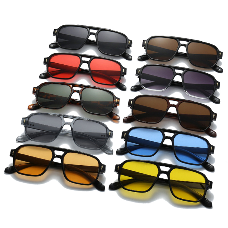 Vintage Doppelbrücken-Sonnenbr – Vintage Fashion Glasses Bewertung und Preis