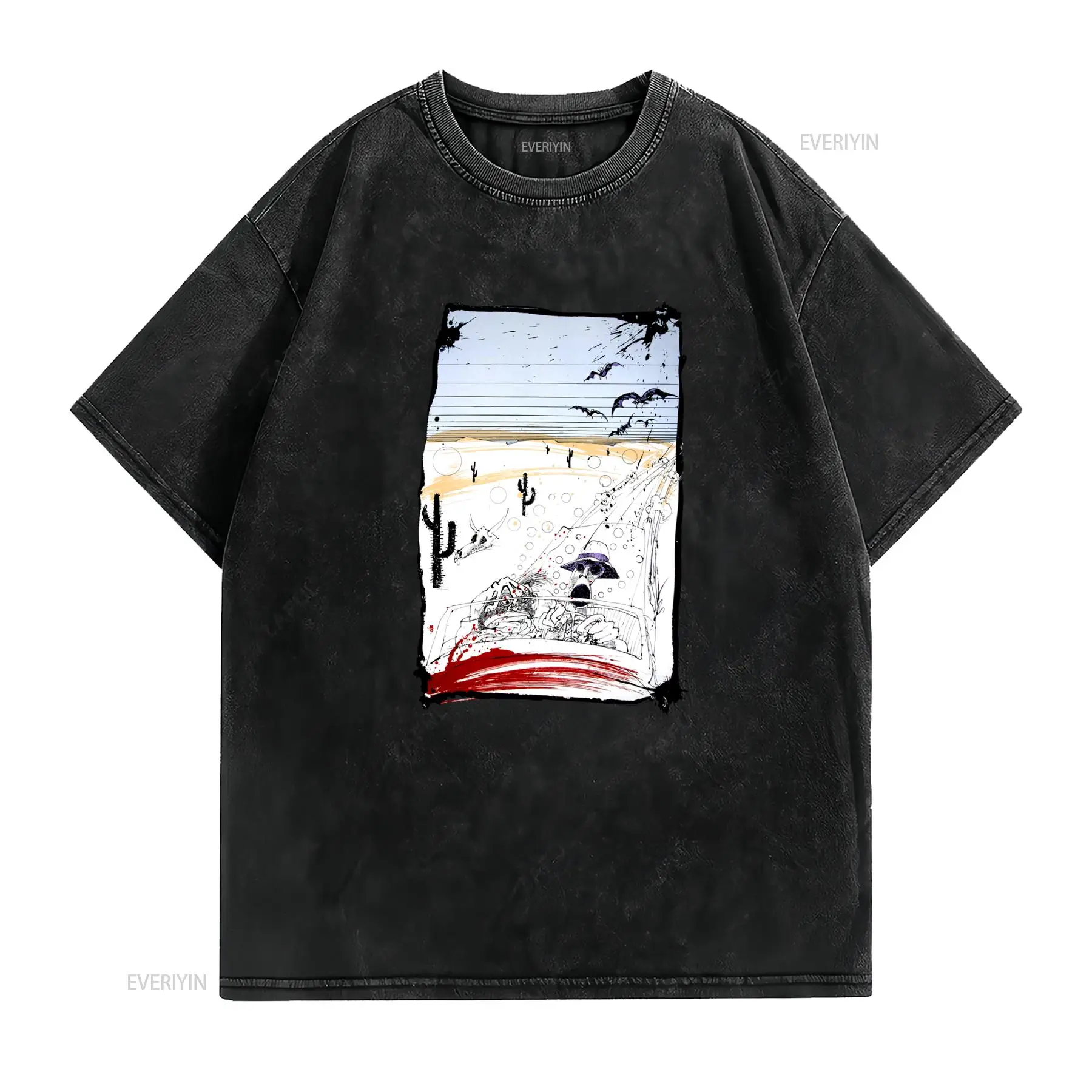 Maglietta Artistica Fear And L – Vintage Vegas Fashion Bewertung und Preis